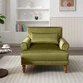 Fauteuil de salon en velours