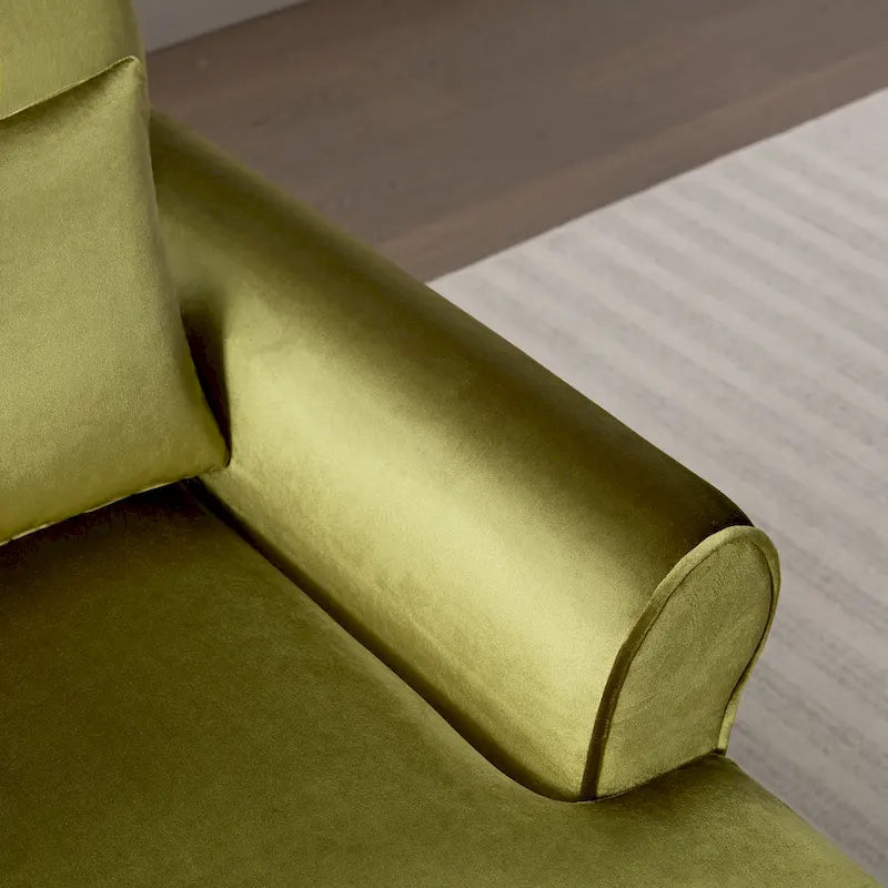 Fauteuil de salon en velours