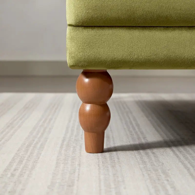 Fauteuil de salon en velours
