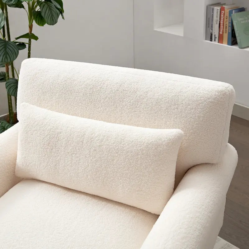 Fauteuil de salon en velours