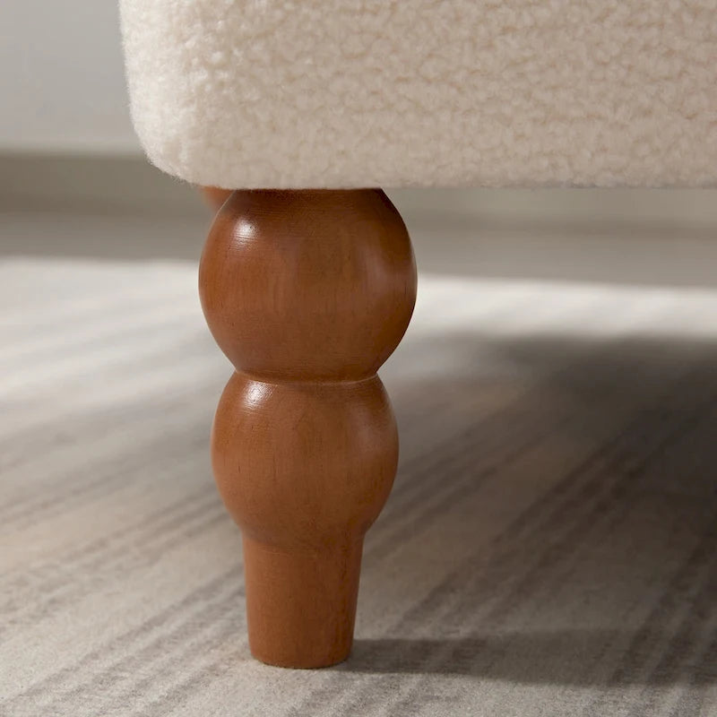 Fauteuil de salon en velours