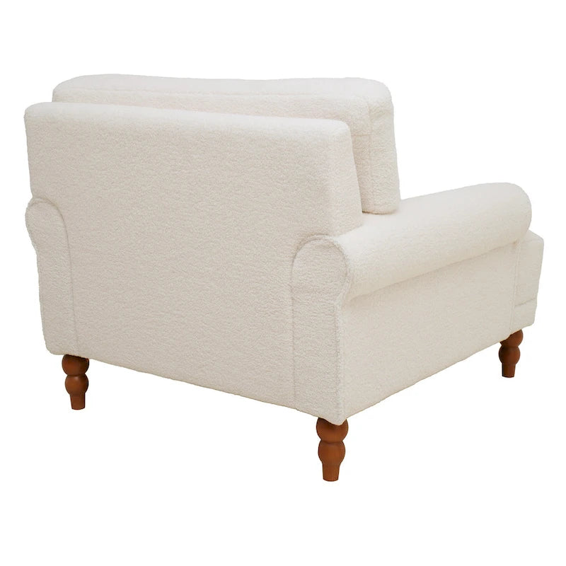 Fauteuil de salon en velours