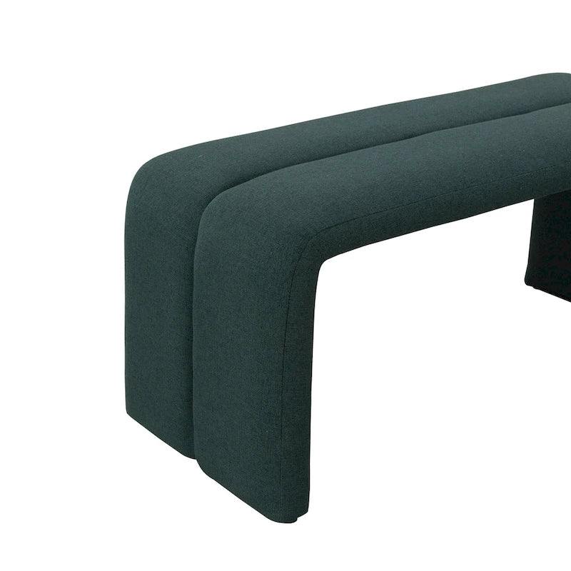 Banc/Repose-pieds rembourré moderne