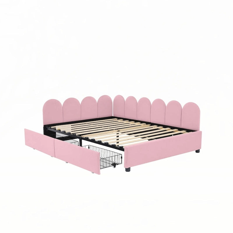 Canapé-lit rembourré grand format