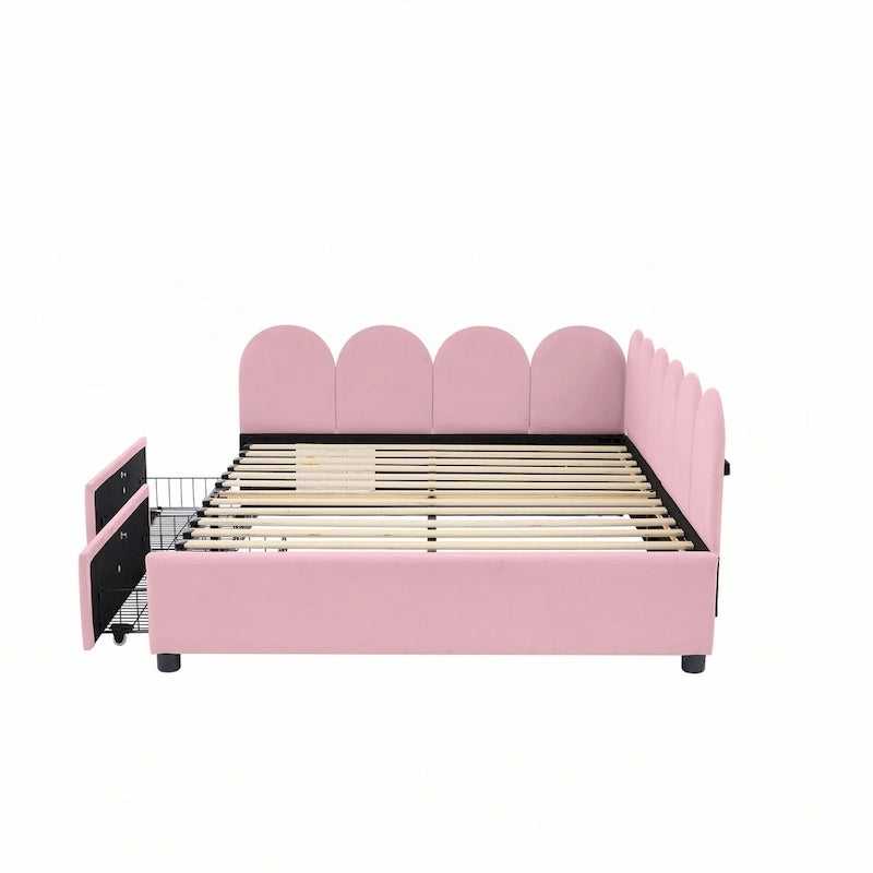 Canapé-lit rembourré grand format