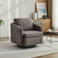 Fauteuil de salon pivotant en chenille