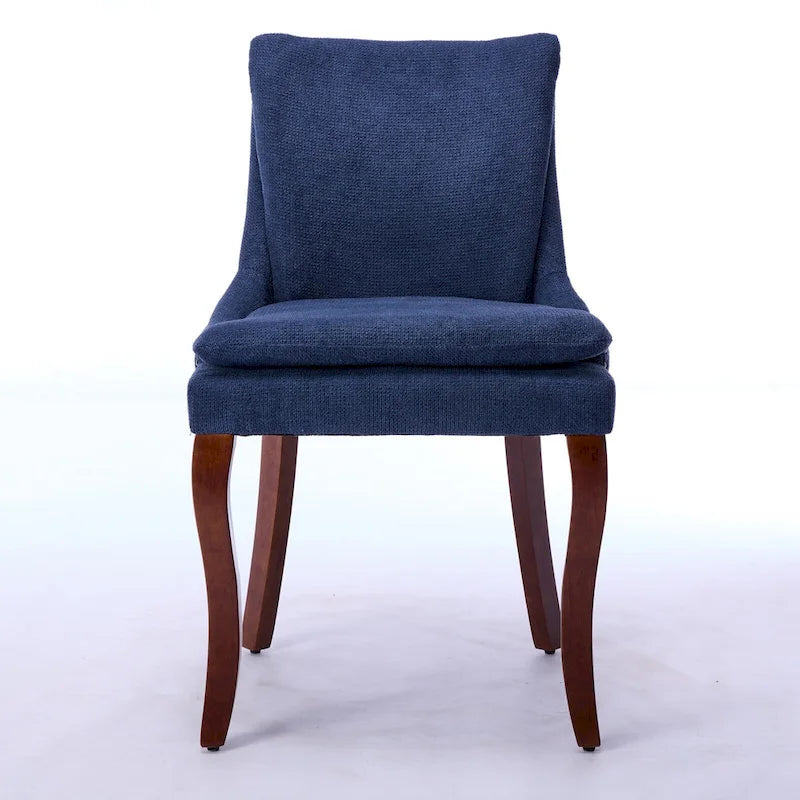Chaise de salle à manger capitonnée double couche