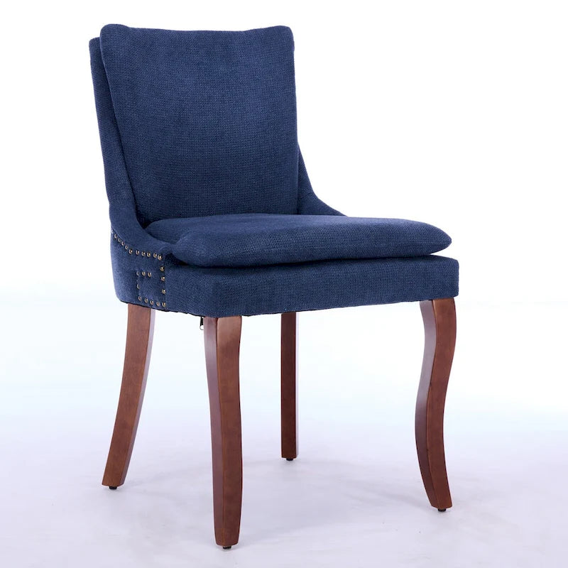 Chaise de salle à manger capitonnée double couche