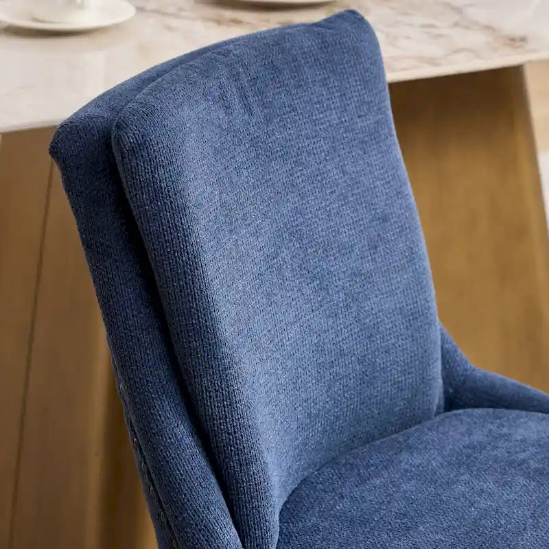 Chaise de salle à manger capitonnée double couche