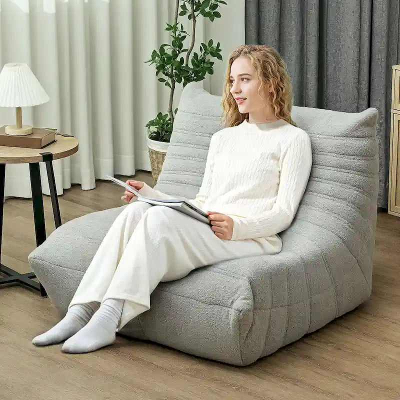 Fauteuil géant de cheminée pouf fauteuil