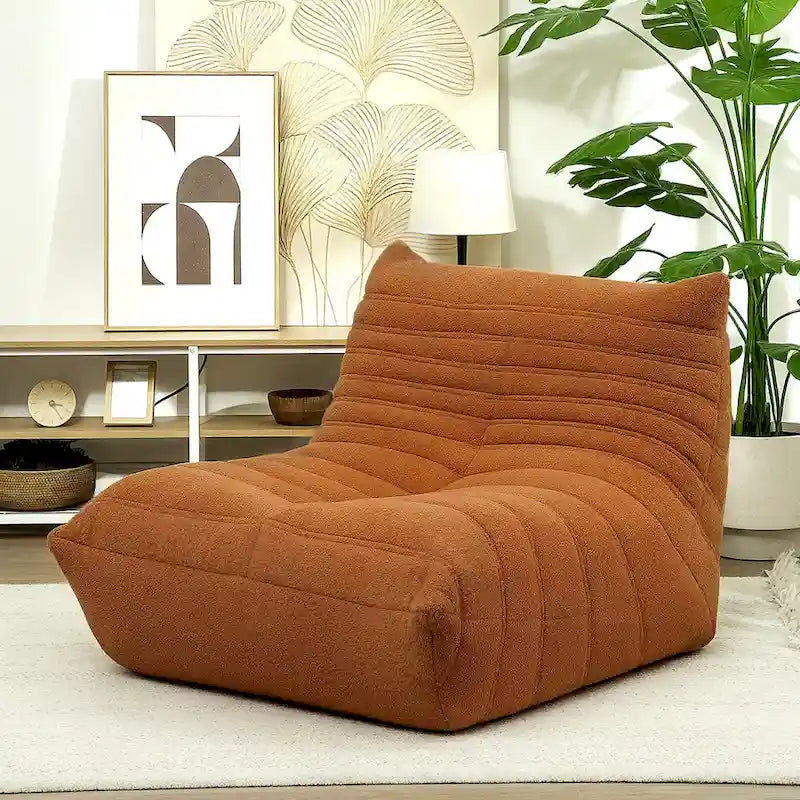 Fauteuil géant de cheminée pouf fauteuil