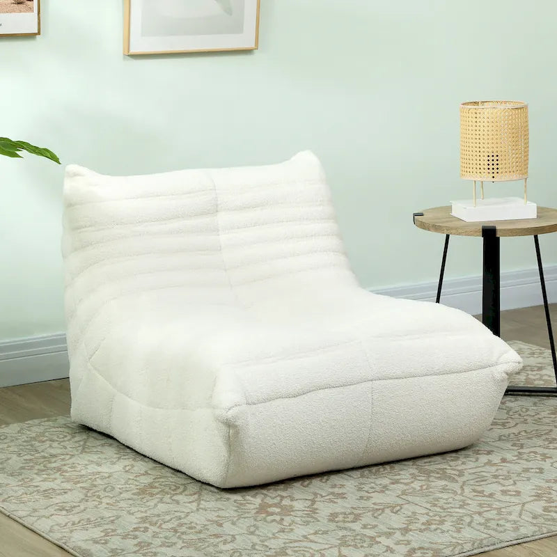 Fauteuil géant de cheminée pouf fauteuil