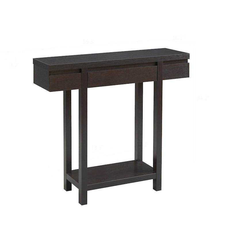 Console élégante en bois