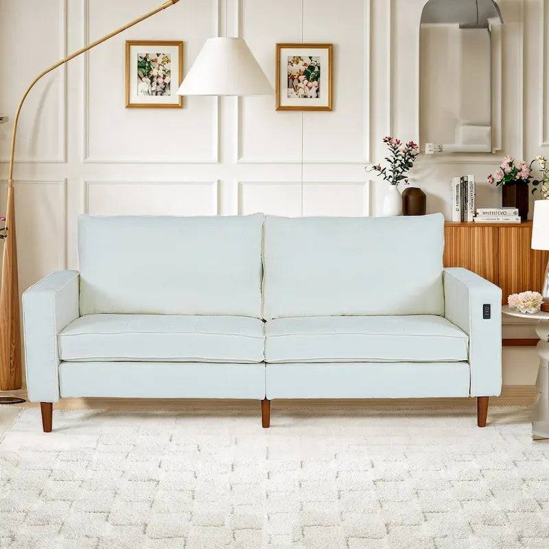 Canapé rectangulaire moderne en chenille « Love »