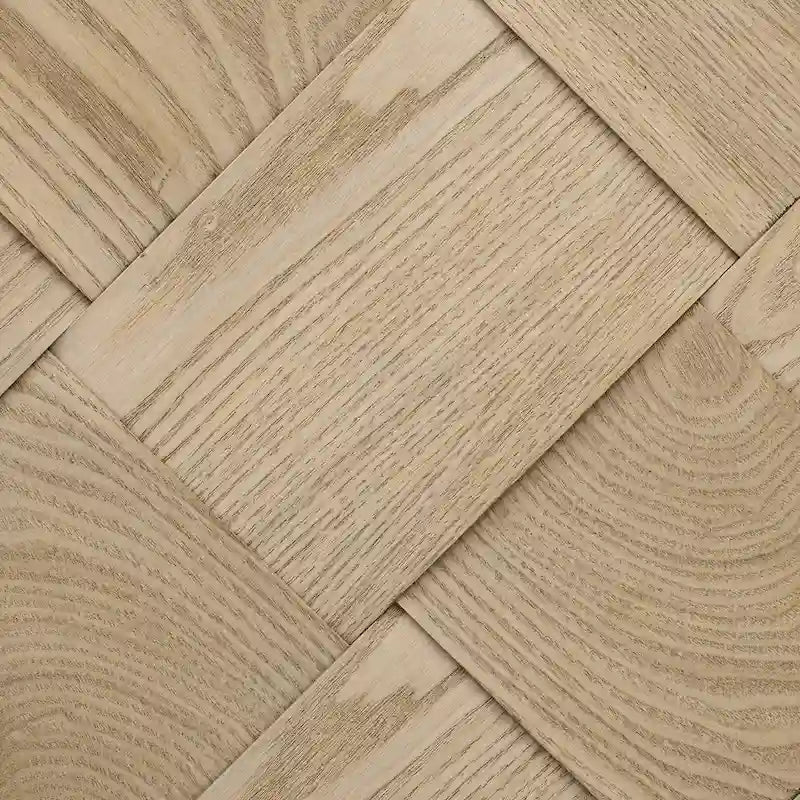 Ilot de cuisine en bois massif, plaqué bois, tissé à la main