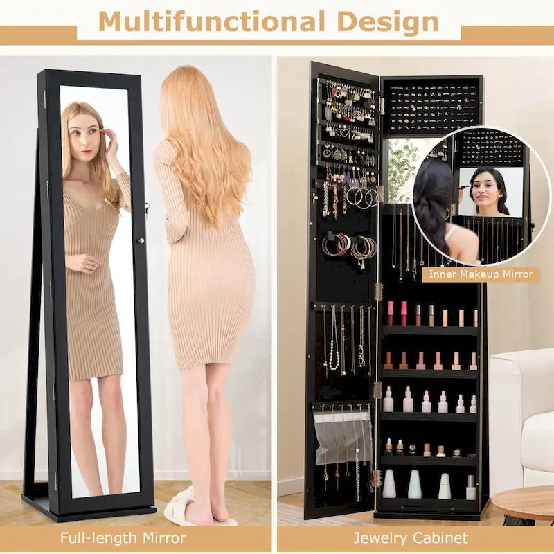 Meuble/armoire à bijoux avec miroir