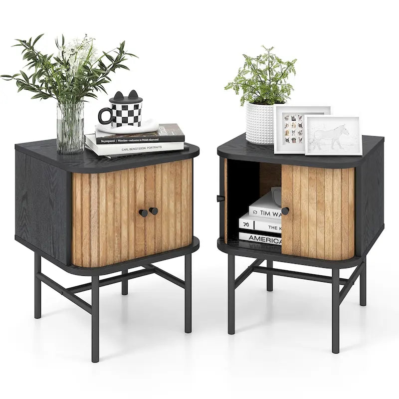Table d'appoint compacte et moderne