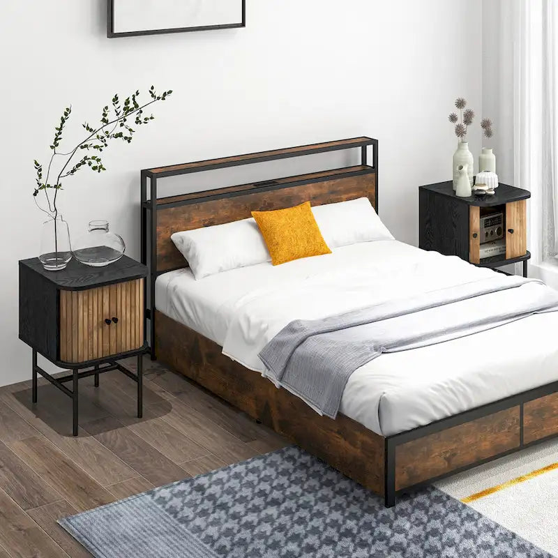 Table d'appoint compacte et moderne