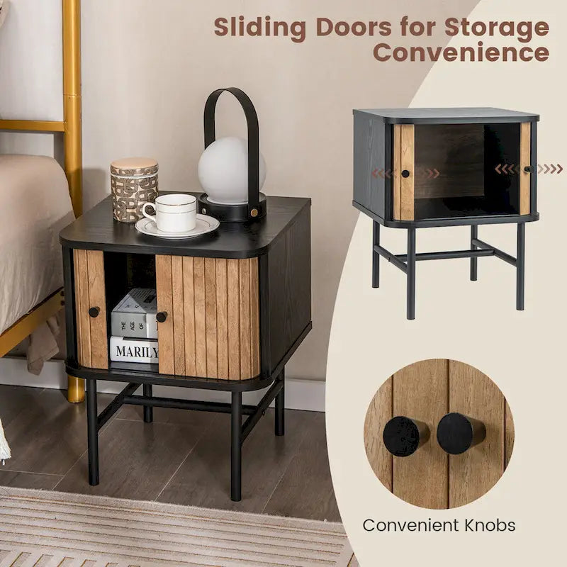 Table d'appoint compacte et moderne