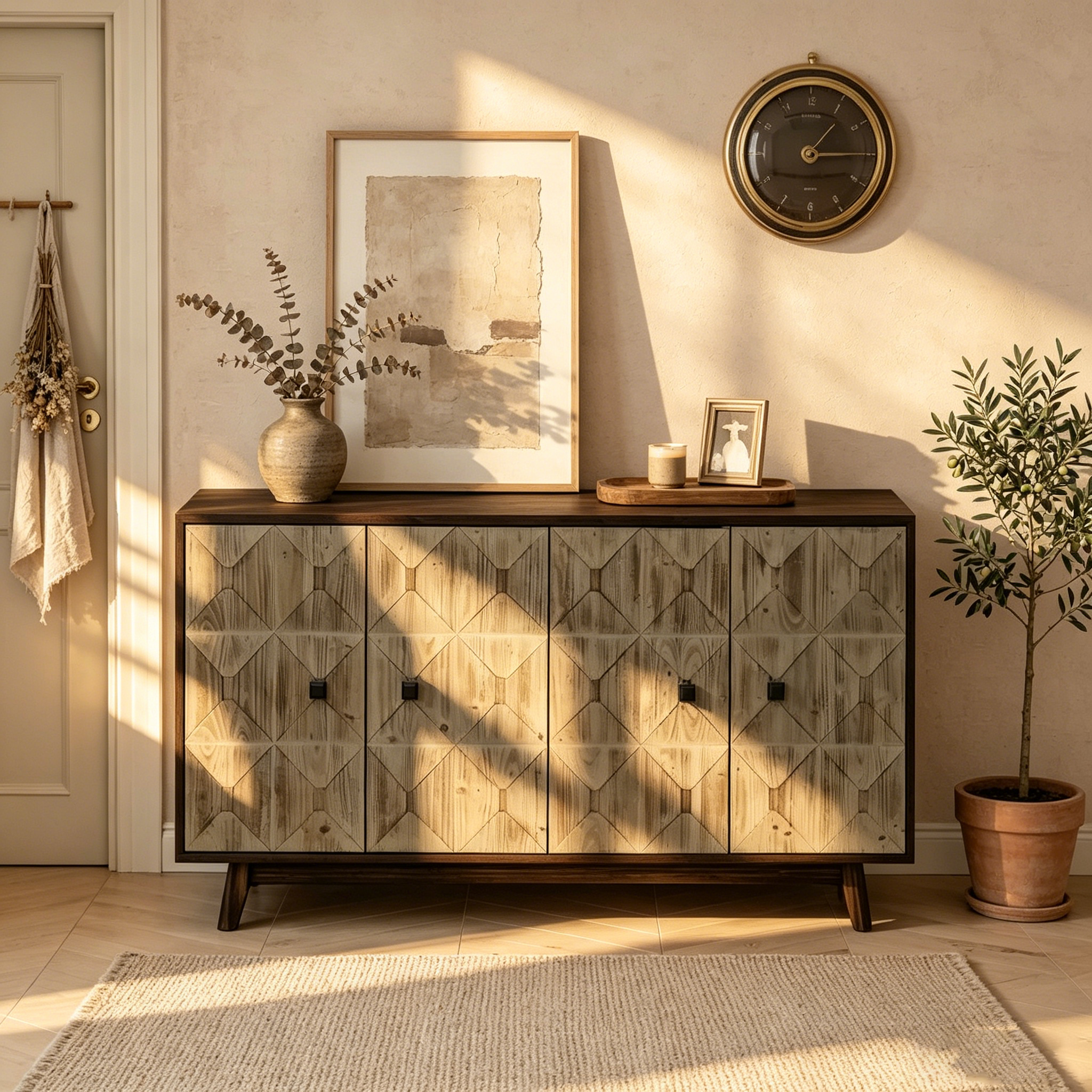 59.84 Buffet vintage 4 portes