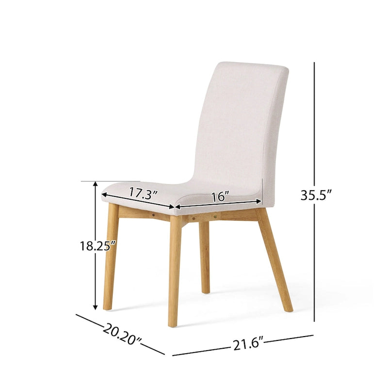 Chaises de salle à manger en tissu de style médiéval