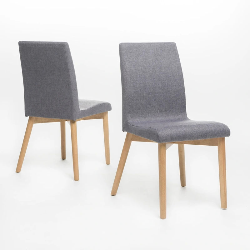 Chaises de salle à manger en tissu de style médiéval