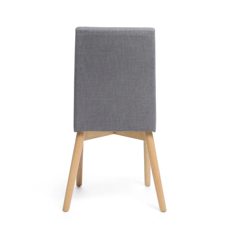 Chaises de salle à manger en tissu de style médiéval