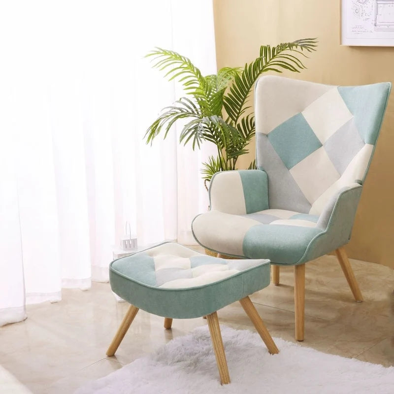 Fauteuil de relaxation avec repose-pieds