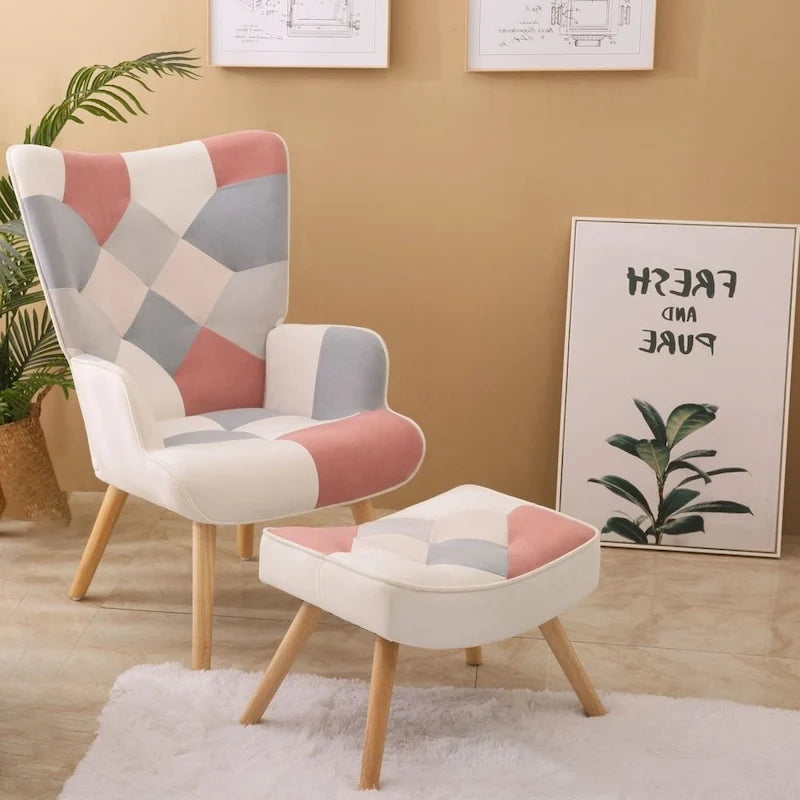 Fauteuil de relaxation avec repose-pieds