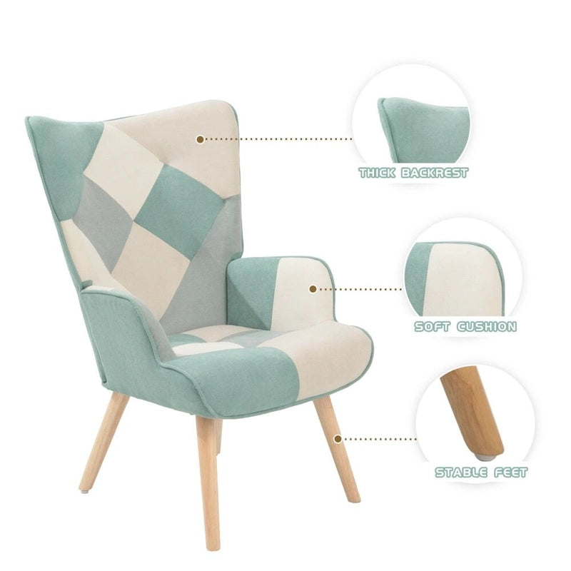 Fauteuil de relaxation avec repose-pieds