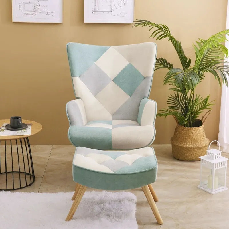 Fauteuil de relaxation avec repose-pieds