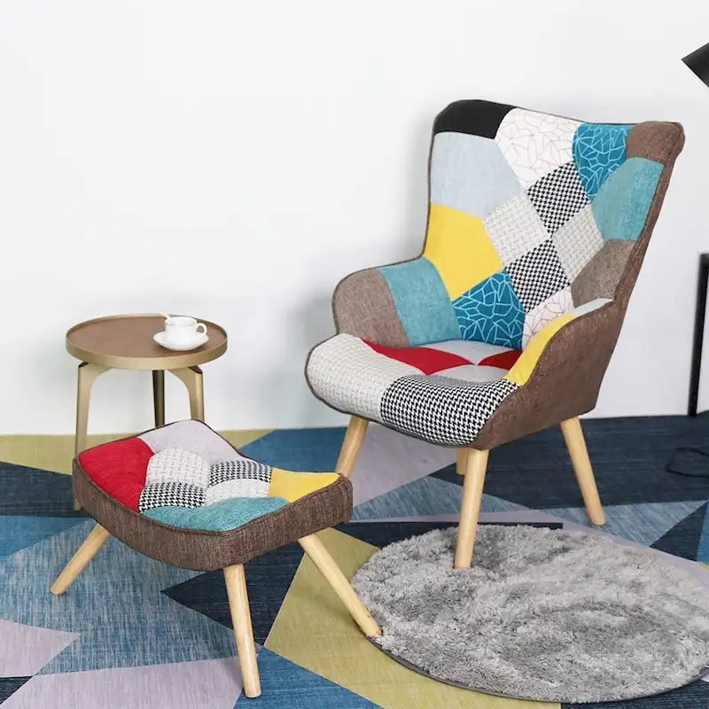 Fauteuil de relaxation avec repose-pieds
