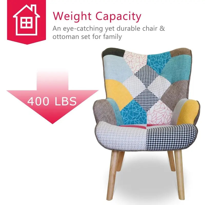 Fauteuil de relaxation avec repose-pieds