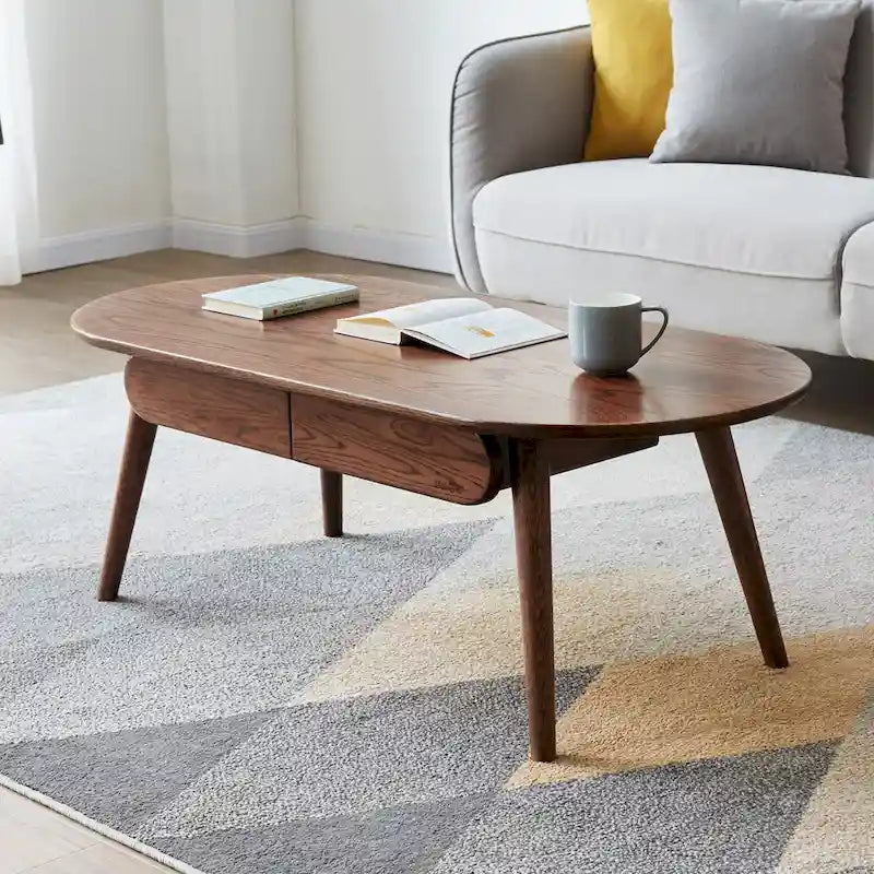 Table basse plateau bois massif