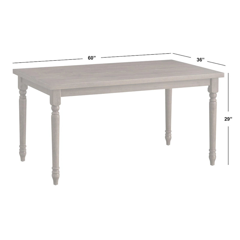 Table de salle à manger en bois brûlé