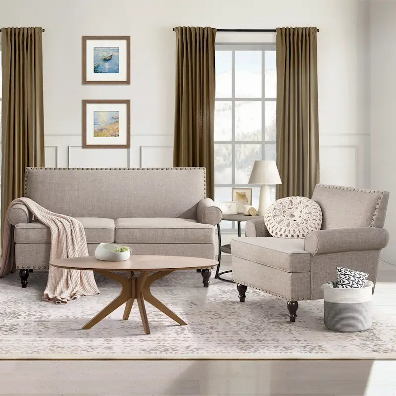 Fauteuils et causeuses en tissu
