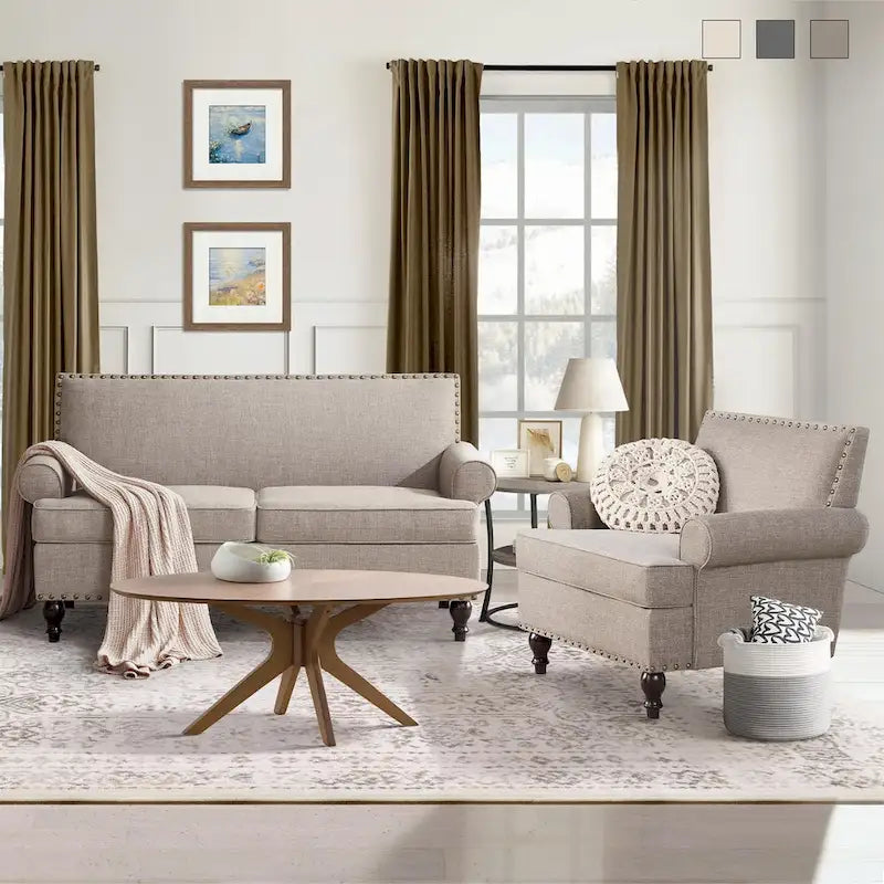 Fauteuils et causeuses en tissu