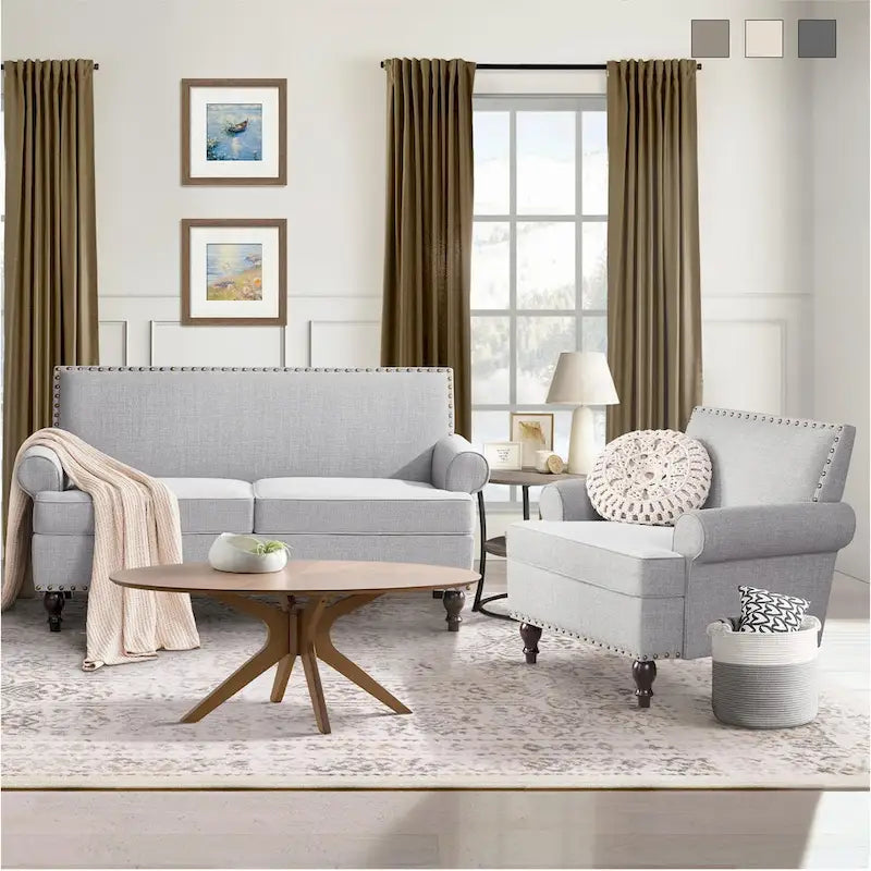 Fauteuils et causeuses en tissu