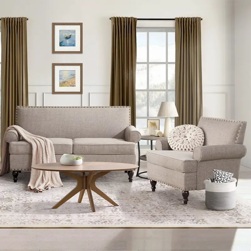 Fauteuils et causeuses en tissu