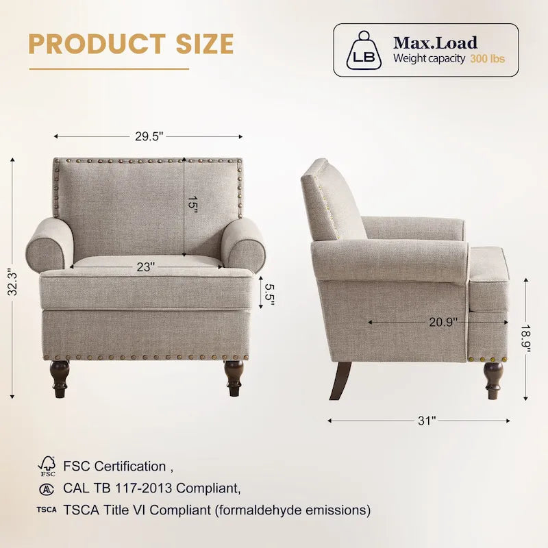 Fauteuils et causeuses en tissu