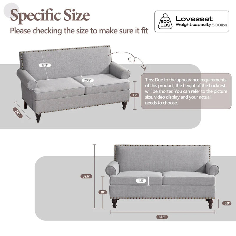 Fauteuils et causeuses en tissu
