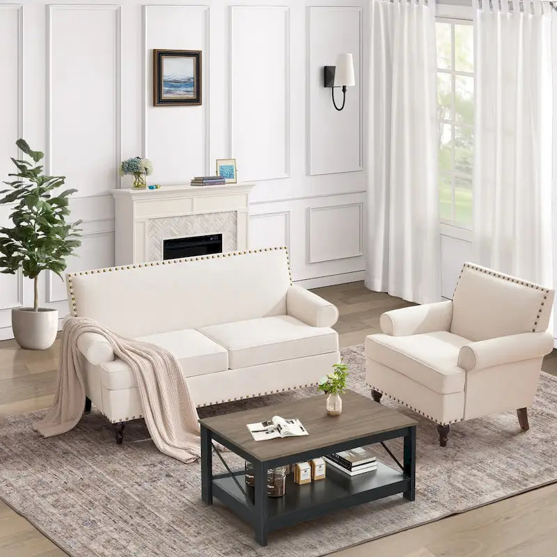 Fauteuils et causeuses en tissu