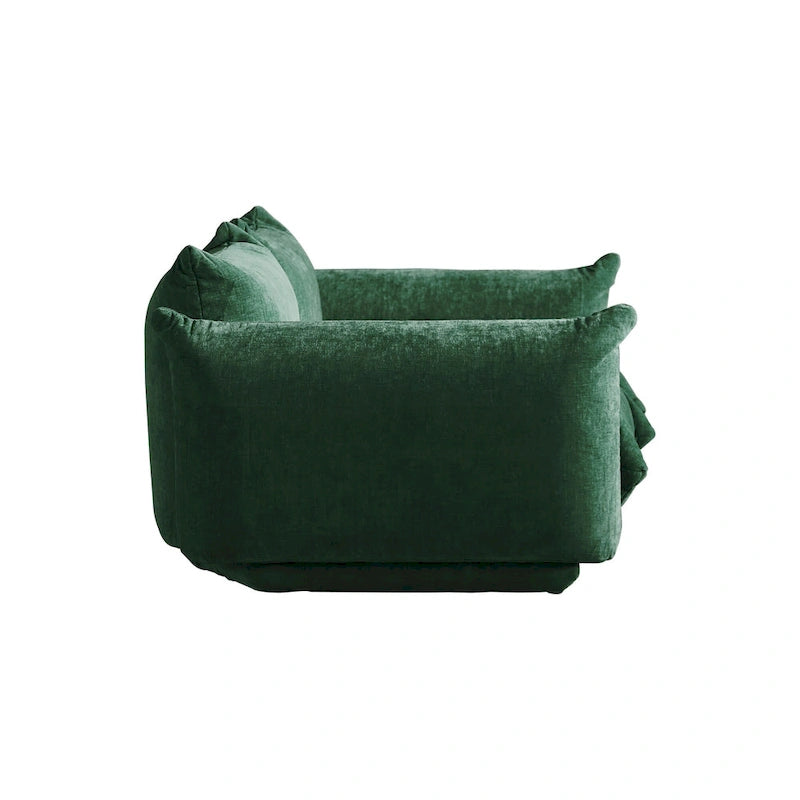 Canapé modulaire en tissu chenille