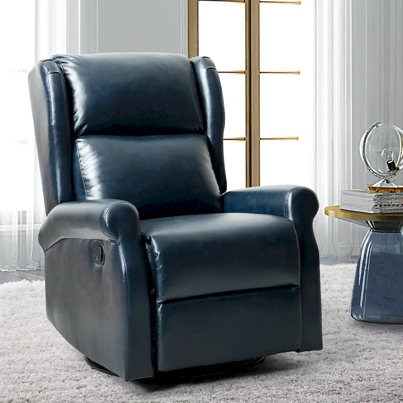 Fauteuil pivotant moderne en similicuir pour chambres d'enfants