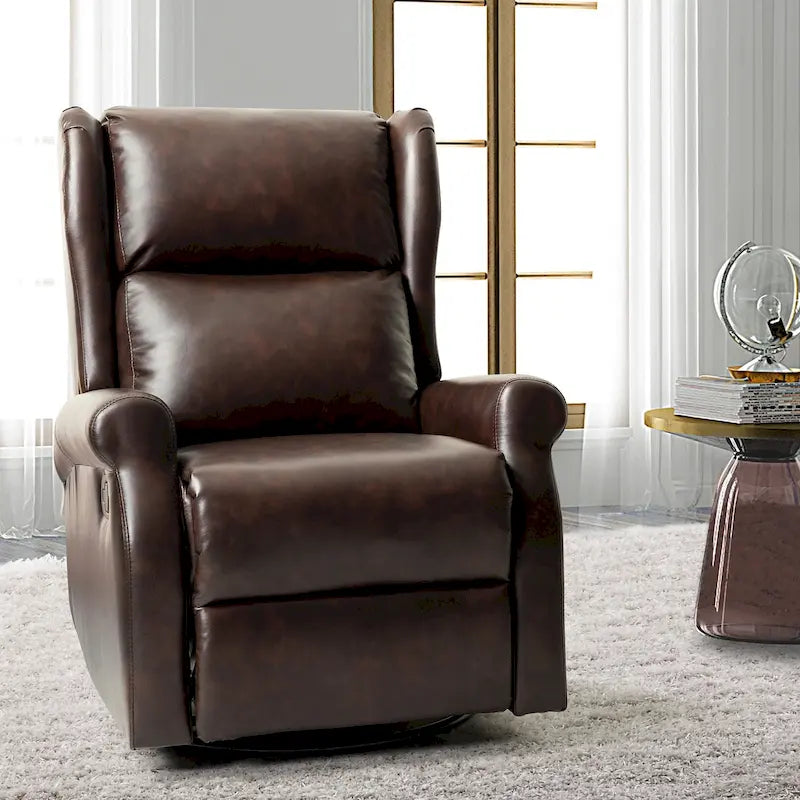 Fauteuil pivotant moderne en similicuir pour chambres d'enfants