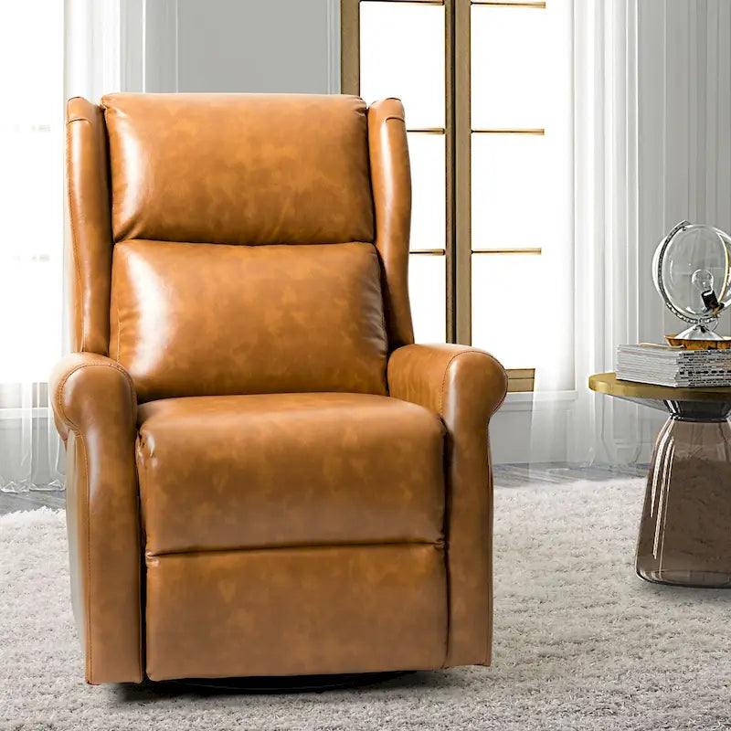 Fauteuil pivotant moderne en similicuir pour chambres d'enfants