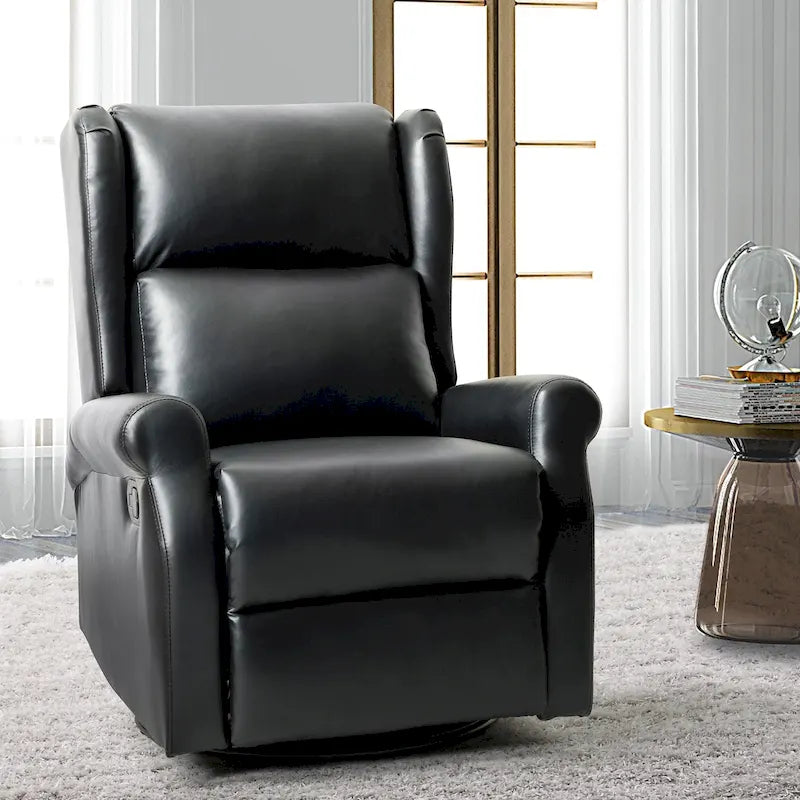 Fauteuil pivotant moderne en similicuir pour chambres d'enfants