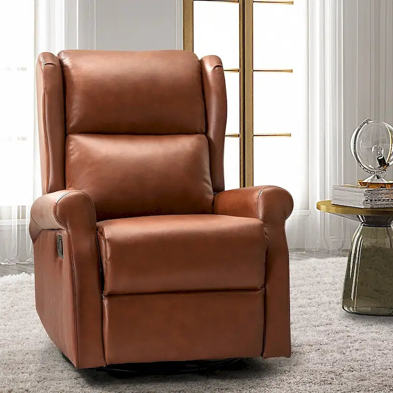 Fauteuil pivotant moderne en similicuir pour chambres d'enfants