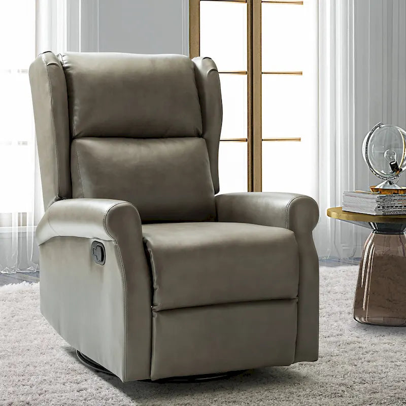 Fauteuil pivotant moderne en similicuir pour chambres d'enfants