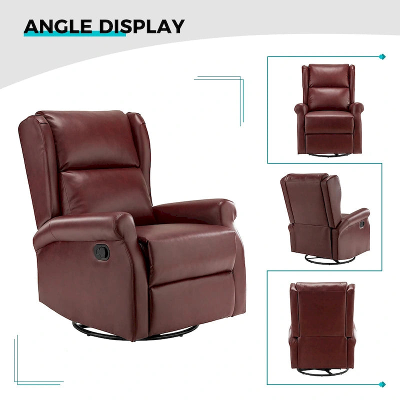 Fauteuil pivotant moderne en similicuir pour chambres d'enfants